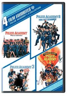 Film Favorites Police Academy 1 4 DVD, 2009, 2 Disc Set