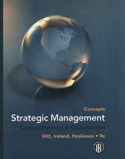 Hoskisson, R. Duane Ireland and Michael A. Hitt 2010, Paperback