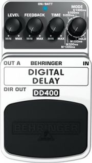 Behringer Digital Delay DD400 Delay Guitar Effect Pedal