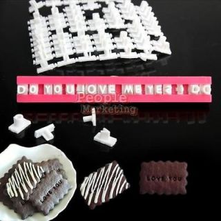 Alphabet Letters Symbols Number Cookie Biscuit Stamp Cutter Mold Mould