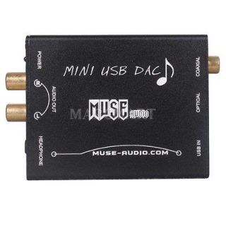 Portable MUSE USB DAC PCM2704 Sound Card Optical Coaxial Decoder PDIF