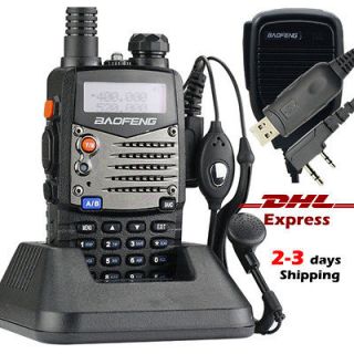 5R A + Original Speaker+USB Cable Kit 136 174/400 48 0 Ham 2 way Radio