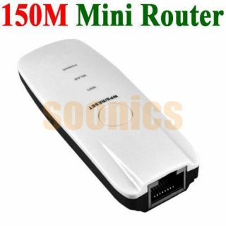 Mini USB Wireless WLAN WiFi Router AP Client Repeater Adapter 802.11n