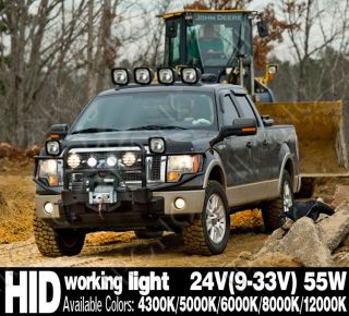 55W 9V 33V HID XENON WORK  WORKING LIGHT  SUV TRACTOR TRUCK OFF