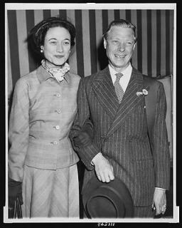 Photo Duke and Duchess of Windsor,1948,Edward,Wallis Warfield