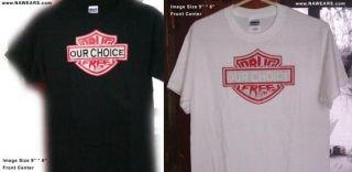 Narcotics Anonymous   Drug Free Our Choice   T shirt   Black or White
