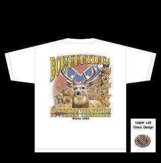 DIXIE T SHIRT BOW HUNTING DEER SOUTHERN TRADITION P468