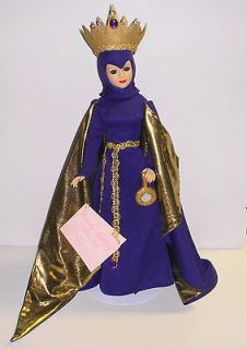 Wicked Queen Porcelain Doll Candy Spelling Fantasy Dolls 16 w/Stand