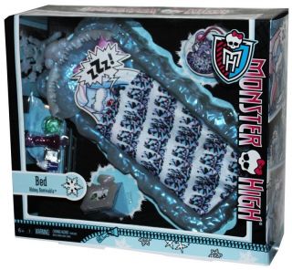 New MONSTER HIGH Doll ABBEY BOMINABLE ICE BED PLAYSET NIB Daughter of