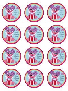 Abby Cadabby edible cake image topper 12  cup cake