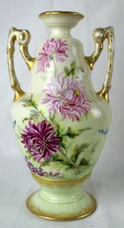 Antique Jean Pouyat Limoges France JPL Victorian Porcelain Vase Urn