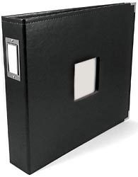 WE R MEMORY KEEPERS WINDOW ALBUM  LEATHER   3 RING BINDER   CHOOSE A