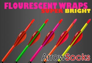 Fluorescent Arrow Wraps / Crestings   Easton, X10, ACC, ACE Shafts