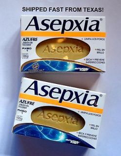 100g ea ASEPXIA ACNE BLEMISH SKIN CARE TREATMENT SOAP BAR AZUFRE