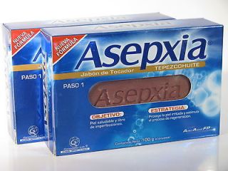 ASEPXIA ACNE TREATMENT SOAP 2 pack TEPEZCOHUITE FAST SHIPPING