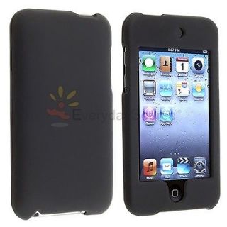 Newly listed BLACK HARD RUBBER COATED CASE COVER FOR IPOD TOUCH ITOUCH