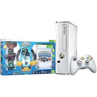 White Slim Edition Microsoft Xbox 360 System+Skyland ers Spyros