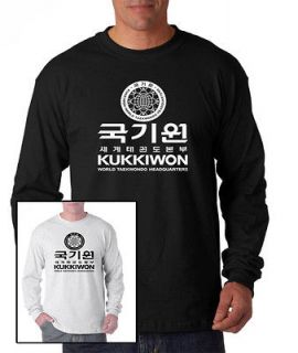NEW KUKKIWON World Taekwondo Headquarters Long sleeve t shirt