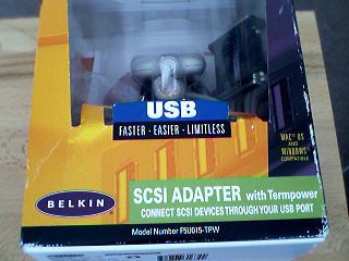 Belkin SCSI USB External Adapter with Termpower F5U015 TPW Windows