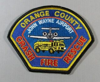 Fire Dept Patch   John Wayne Airport  Orange County (California)