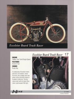EXCELSIOR USA BOARD TRACK RACER V Twin 1993 Inline Classic Motorcycle