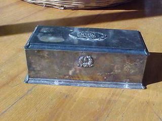 Vintage Jewelry Box Quadruple Silver Plate For Scrap Or Restoration