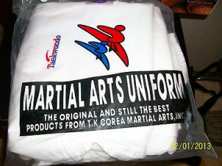 Newly listed MARTIAL ARTS KARATE TAEKWONDO JUNO UNIFORM SIZE 4 WHITE