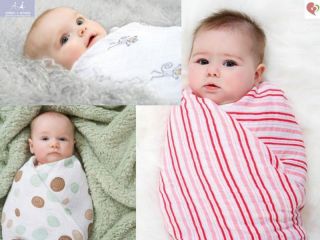 ADEN+ANAIS MUSLIN SWADDLE BLANKET CLASSIC COLLECTION x4