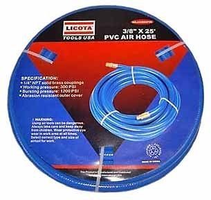 NEW Blue 25 Foot PVC Pressure Air Hose.Oil Resistant.Oper ation P 300