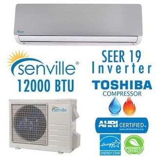 Senville Ductless Heat Pump Split Air Conditioner 19 SEER/Energy Star