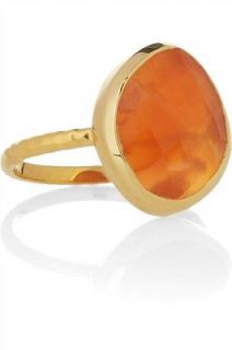 NIB Monica Vinader Large Nugget Carnelian Ring