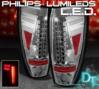 02 06 CHEVY AVALANCHE PHILIPS LED PERFORM CLEAR TAIL LIGHTS LAMPS LEFT