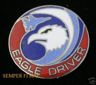 AUTHENTIC F15 EAGLE DRIVER US AIR FORCE HAT PIN FIGHTER