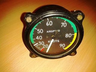 Airspeed Indicator Knots, for slow aircraft Piper Cub and similar