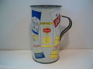 12 OZ. MULTI BEER LABELS CAN CUP / MUG HAMMS COORS BUSCH PABST