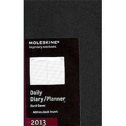 NEW Moleskine Black 2013 Daily Diary / Planner   Moleskine (COR)