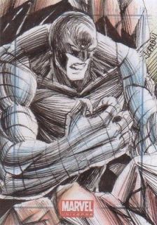 marvel universe sketch in Trading Cards
