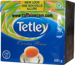 TETLEY ORANGE PEKOE TEA 216 BAGS 681g PER BOX