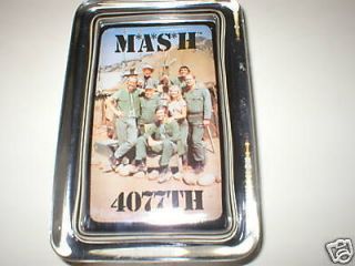 MASH 4077 TV Series Cast Crew Army Military Doctor Nurse Glass