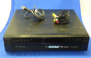Sony Brand 5 Disc DVD & CD Player Model DVP NC615 Tested & Ready For