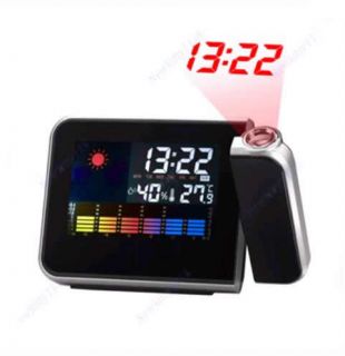 Weather Multi function Station Projection Alarm Clock