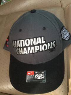 Alabama 2012 BCS National Championship Official Curved Bill Coaches