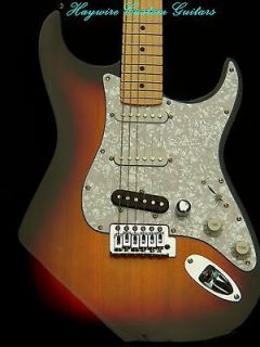 Fender Alder Sunburst Stratocaster Modified w/Warmoth Neck+Tele