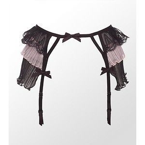 Agent Provocateur Fifi Suspender 2/S/8 French Chantilly lace black and