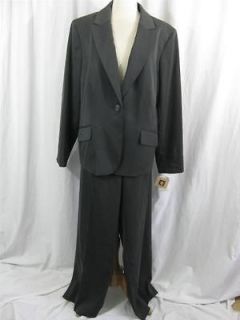Newly listed NWT Anne Klein Womens 2 Piece Suit Charcoal Gray