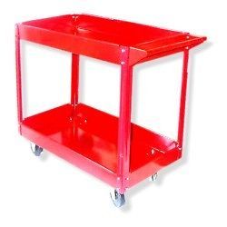 Shelf Rolling Red Service Shop Utility Tray Tool Cart Garage Tool