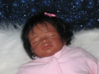 Ethnic/ AA/Biracial Baby Girl Aisha by Marissa May, Sweet Pea Babies