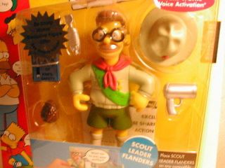 2003 The SIMPSON`s interactive figure WOS series 10 SCOUT MASTER