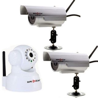 2Audio Indoor Wireless IP WIFI IR Camera Night Vision Alarm System