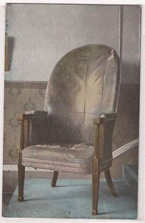 Alexandria Virginia Postcard George Washington Masonic Lodge Chair
